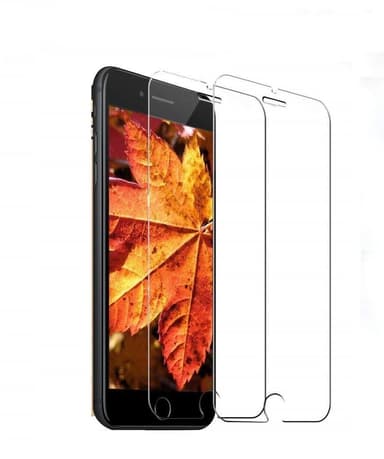 Skærmbeskytter iPhone 8 Hærdet glas Transparent 2-pak