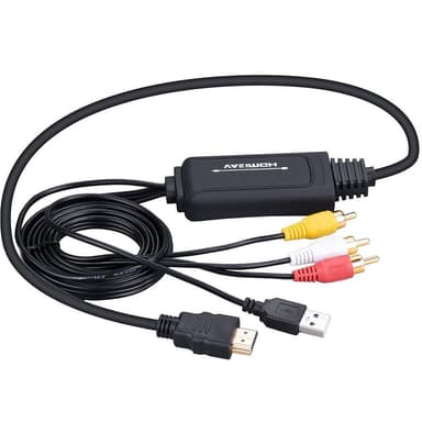 Erfaren person En eller anden måde skat HDMI till AV omvandlare - HDMI till RCA | Elgiganten