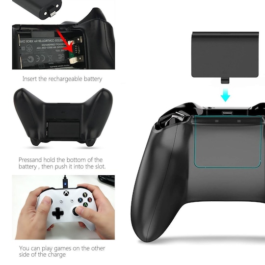 Batteri til Xbox One / One S / One X / Elite-controller