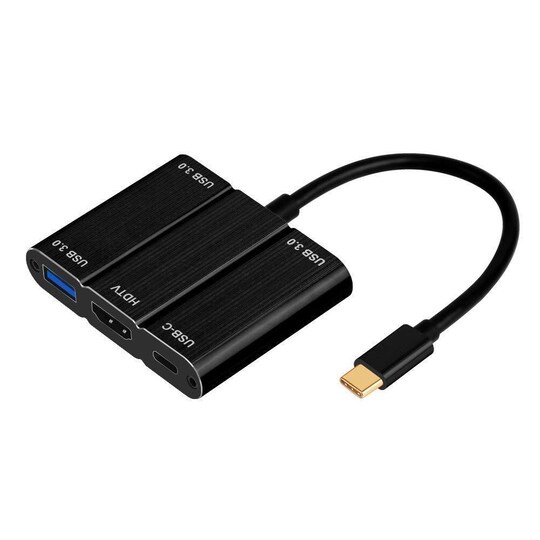 Mobilisere termometer Slægtsforskning USB-C Multiport-adapter USB, HDMI, USB-C, PD-oplader - 4Kx2K 60Hz |  Elgiganten