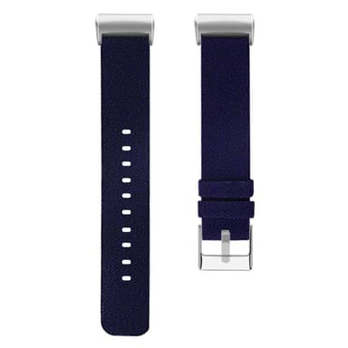 Fitbit Charge 3/4 armbånd lærred mørkeblå - L.