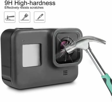 Skærmbeskytter og linsebeskytter GoPro Hero 8 Sort 7 dele