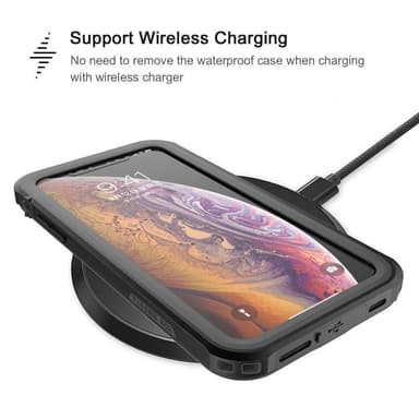iPhone XR vandtæt cover/etui Sort