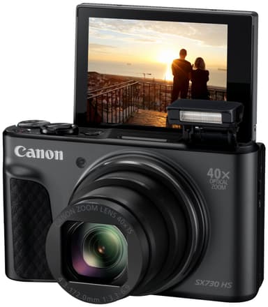 Canon PowerShot SX730 HS ultrazoom-kamera (sort)