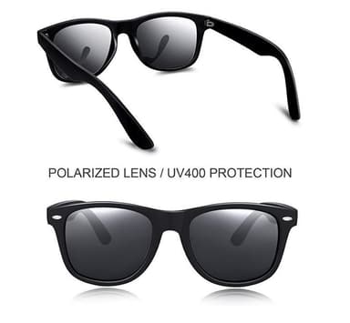Polariserede solbriller UV400 Sort/blå