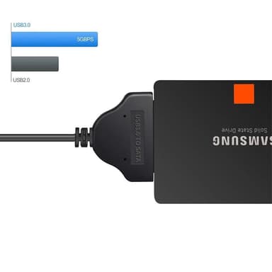 SATA-harddisk til USB-adapter