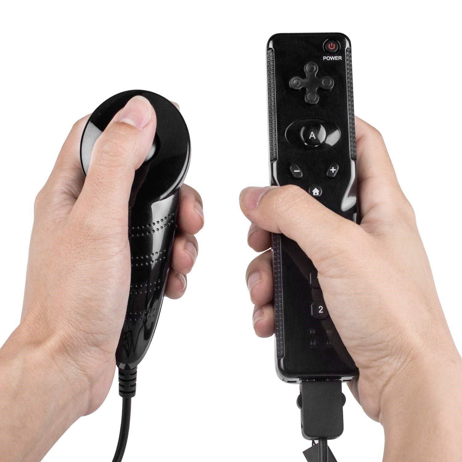 Vejrudsigt Prelude justering Wii-fjernbetjening og Nunchuk-controller Sort | Elgiganten
