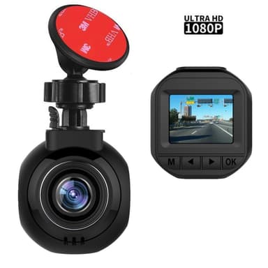 Bilkamera 1080p med G-sensor, vidvinkel og nattesyn
