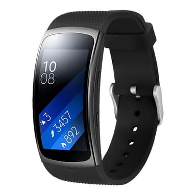 Samsung Gear Fit2 silikone armbånd - sort