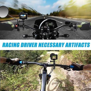 Drejeligt cykelbeslag / motorcykelbeslag til GoPro