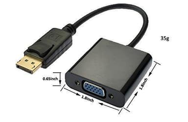 DP til VGA-adapter - fullHD