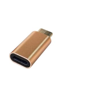 USB-C (han) til Lightning (hun) adapter - guld