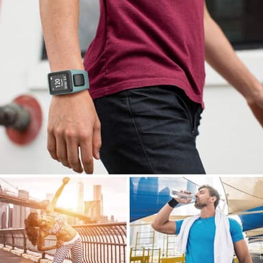 TomTom Adventurer / Golfer / Runner / Spark etc armbånd silikone Blå/Grå