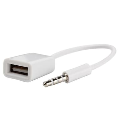 3,5 mm til USB lydadapter til bilen