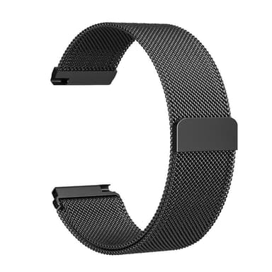 Fitbit Versa armbånd Milanese loop - Sort (S)