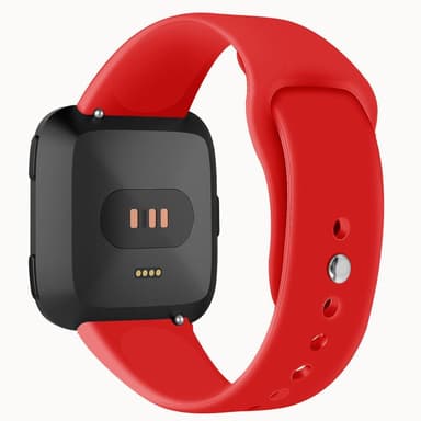 Fitbit Versa gummiarmbånd - rød - S