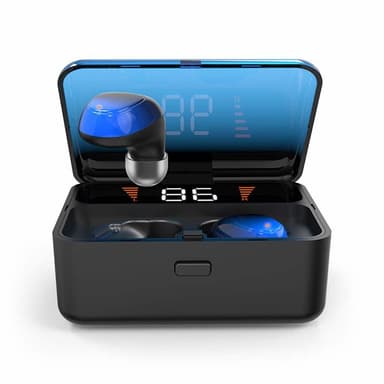 Trådløse Bluetooth 5.0 In-ear-hovedtelefoner med touch Blue