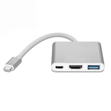 USB-C Multiport Adapter til USB, HDMI og USB-C