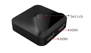 Manuel tovejs HDMI-switch / splitter 2x1 / 1x2 - 4K