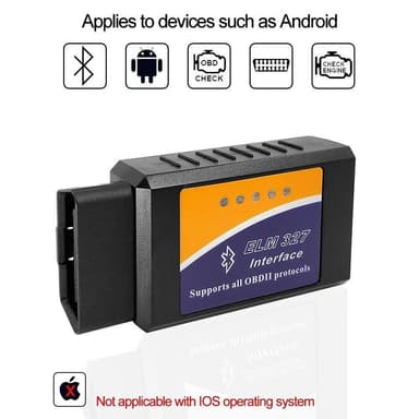 OBD2 ELM 327 fejlkodelæser Bluetooth - til Android / Windows