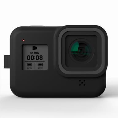 GoPro Hero 8 Sort skal/beskyttelsessilikone Sort 323
