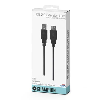 USB 2.0 forlængerkabel A-> A 1,0 m