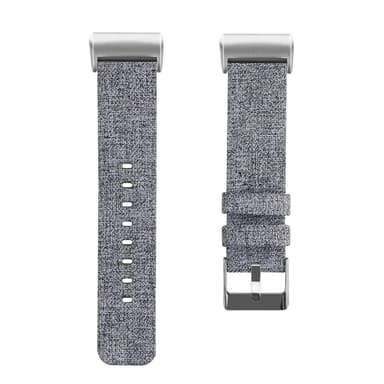 INF Fitbit Charge 3/4 armbånd lærred Grå S