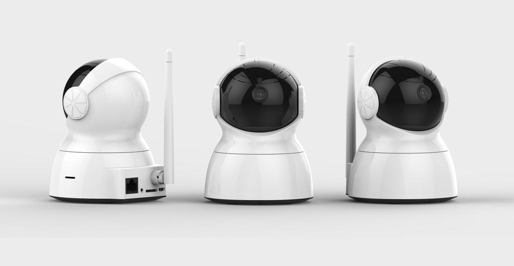 Trådløst overvågningskamera - WiFi nattesyn og bevægelsessensor