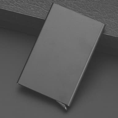 Kortetui af aluminium med RFID-signalblokering 2-pak