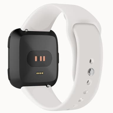 Fitbit Versa gummiarmbånd - offwhite - S