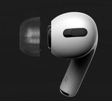 3 par komfortable ørepropper til Airpod Pro Black