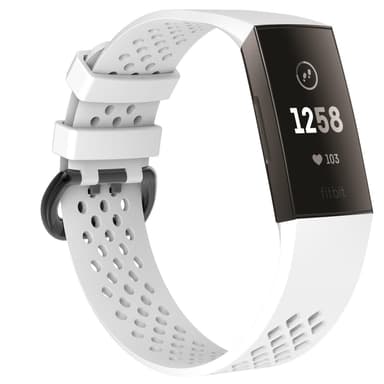 Fitbit Charge 3/4 armbånd Hvid (S)