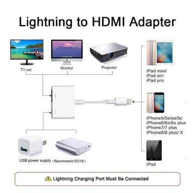 Lightning til HDMI Adapter