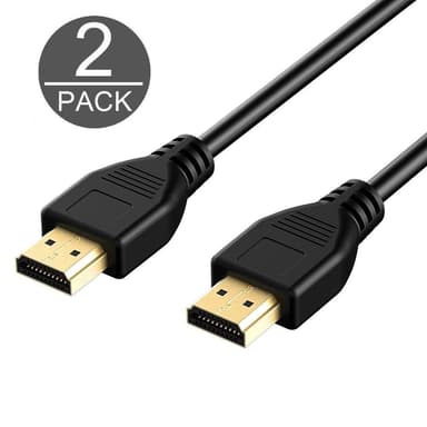 HDMI-kabel 1080p - 1,5 meter - 2-pakke