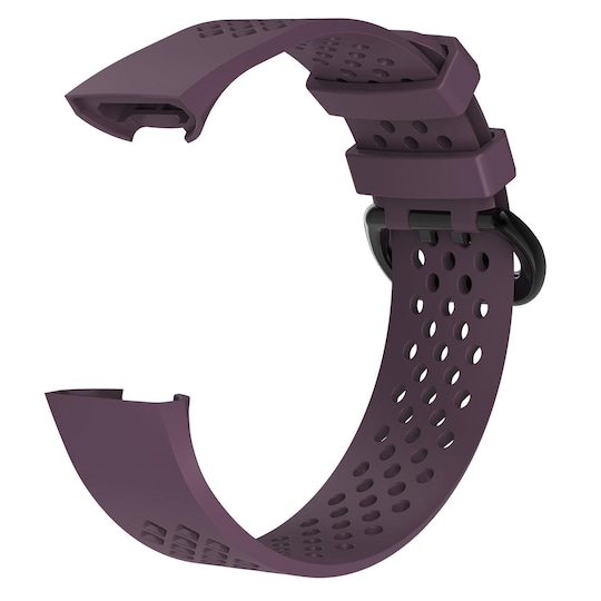 INF Fitbit Charge 3/4 armbånd Lilla (L) | Elgiganten