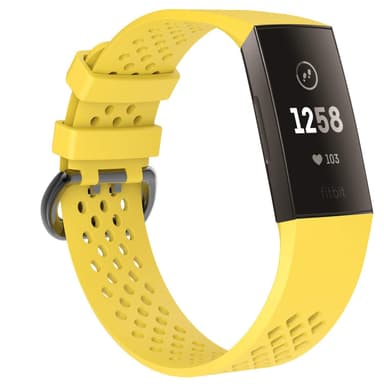 Fitbit Charge 3/4 armbånd gul (S)