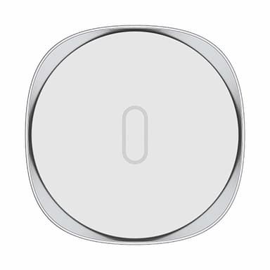 Trådløs oplader - Qi mobiltelefonoplader - hvid