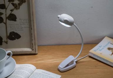 LED-lampe med Bluetooth-højttaler hvid