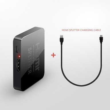 60Hz HDMI Splitter med 2 porte. 3D og 4K