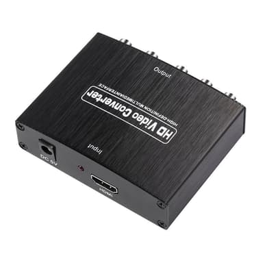 HD-videokonverter HDMI til komponent RGB (YPbPr) og lyd L / R (LPCM)