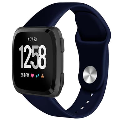 Fitbit Versa gummiarmbånd - blå - S