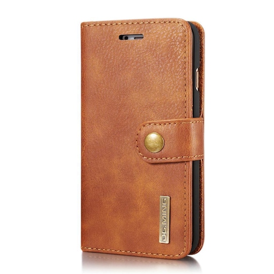 Ged Ham selv Utallige Mobiltaske til iPhone 7/8 med kortholder PU læder Brun | Elgiganten
