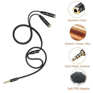 Hovedtelefonstik til 3,5 mm stik