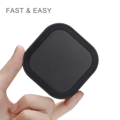 Qi trådløs oplader - hurtig oplader til mobil (iPhone / Android)