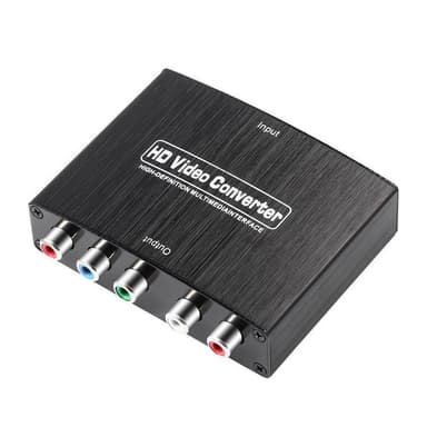 HD-videokonverter HDMI til komponent RGB (YPbPr) og lyd L / R (LPCM)