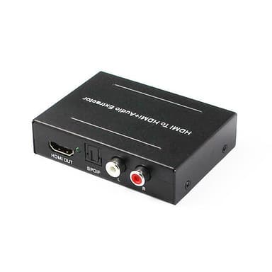 HDMI til HDMI + lyd (SPDIF og R / L) - Audio splitter til HDMI 4K