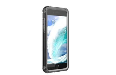 iPhone 6/7/8 Plus etui med skærmbeskytter sort / grå