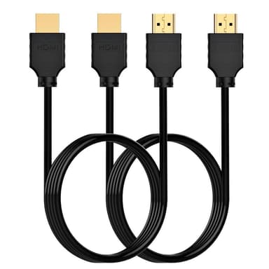 HDMI-kabel 1080p - 1,5 meter - 2-pakke