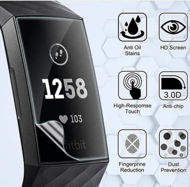 Skærmbeskytter Fitbit Inspire / Inspire HR TPU 5-pakke