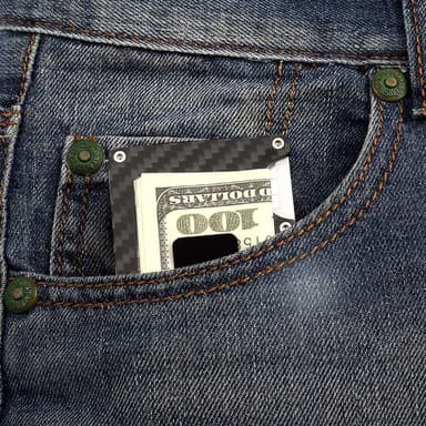Kortholder til 12 kort med RFID-signalblokering - sort